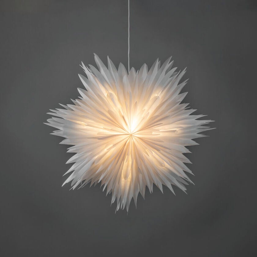 Pappersstjärna vit 60cm