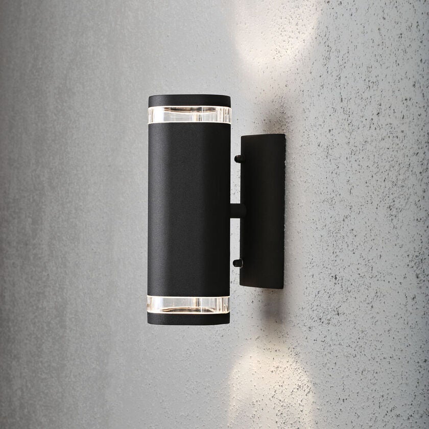 Modena Double Wall Light Black