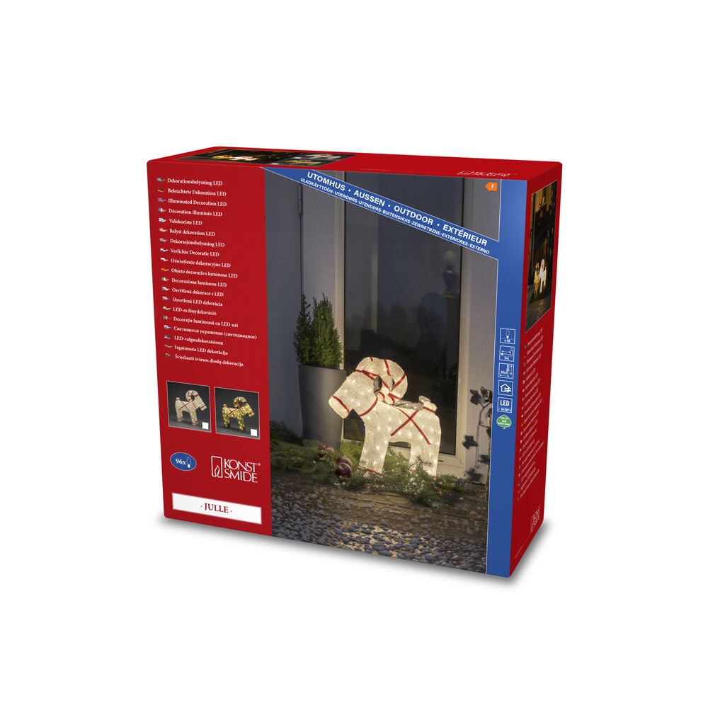 Julbock akryl 48cm 96 Led