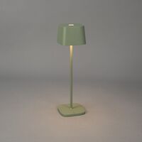 Capri table lamp usb green/gr