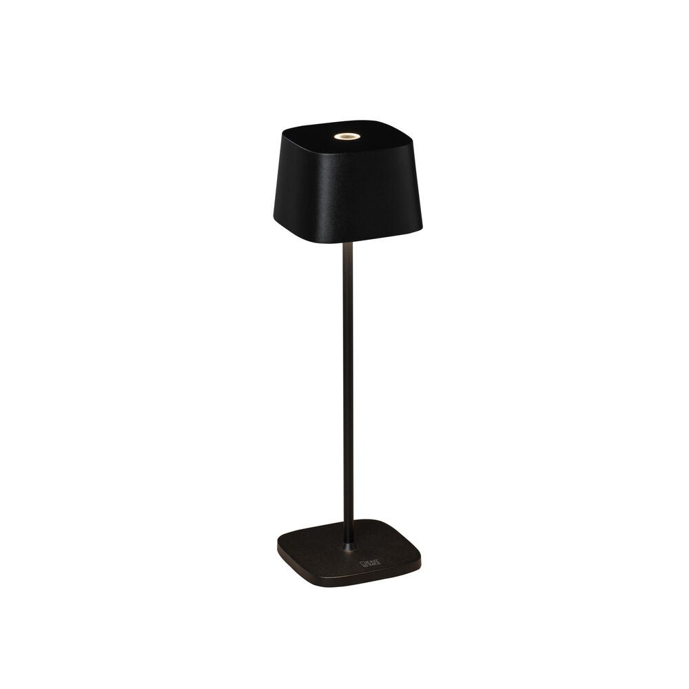 Capri table lamp usb black