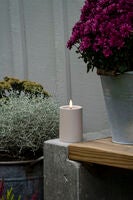 Blockljus LED vit 10cm