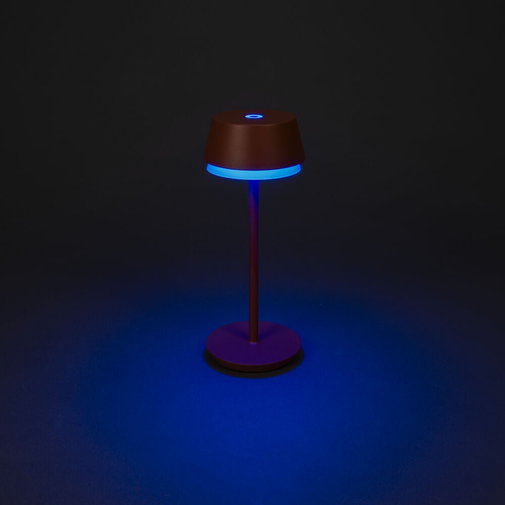 Lyon bordslampa usb Teracotta