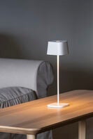 Capri table lamp USB teracotta