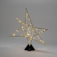 Metallsilhouette Stern , gold,