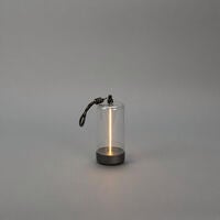 Edison XS bordslampa M.Grå USB