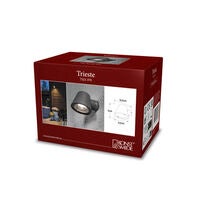 Trieste vägglykta GU10