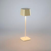 Capri bordslampa gräddvit USB