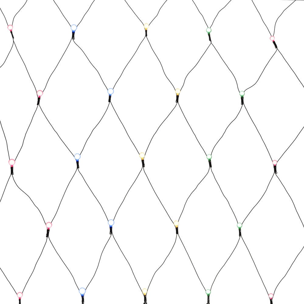 LED Lichternetz, mit bunten