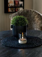 Ljuslykta LED beige