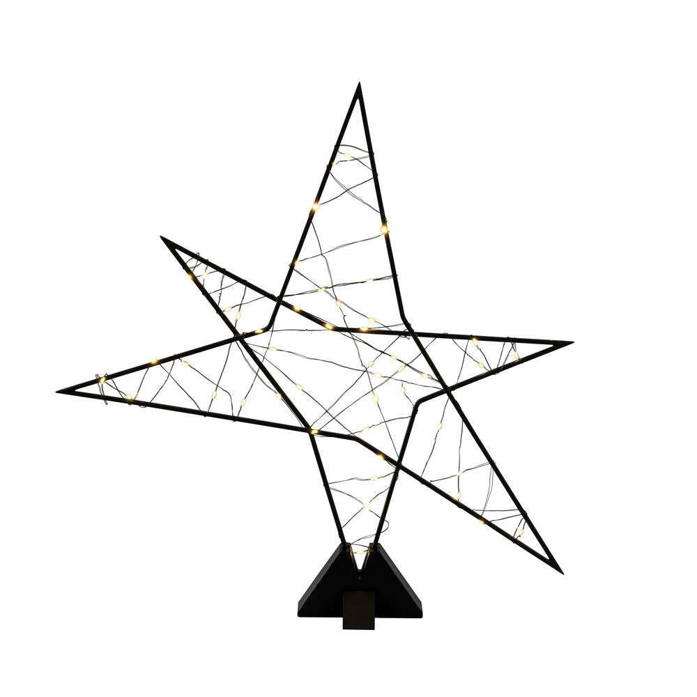 Schwarzer Stern mit Fuß