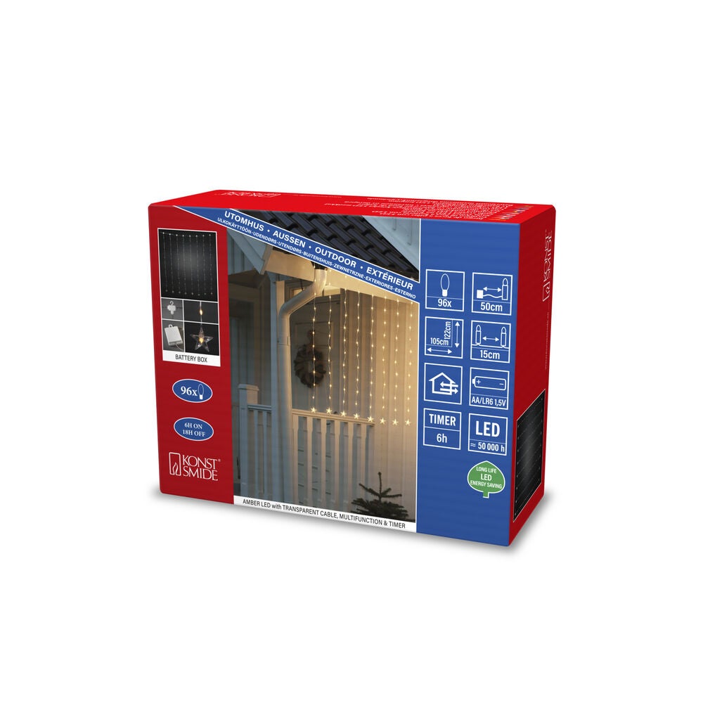 B/O Gardinslinga 96 LED