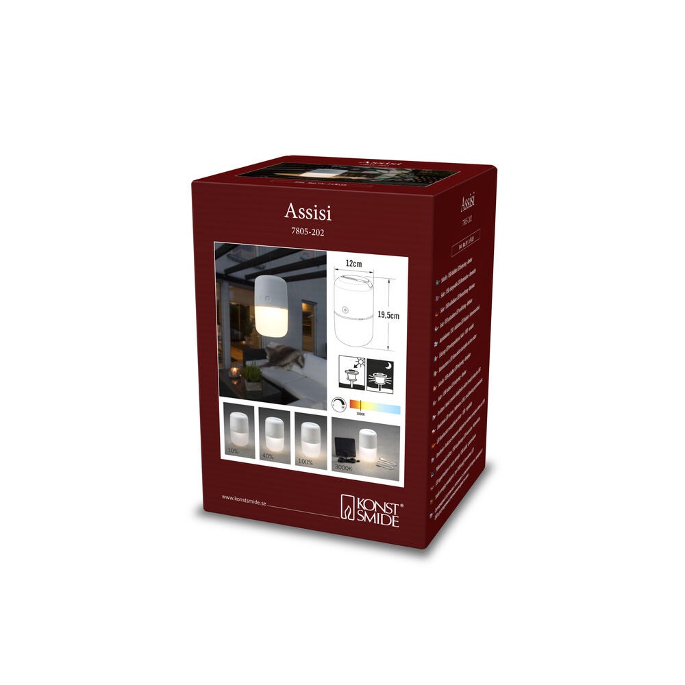 Assisi Solar Light LED White