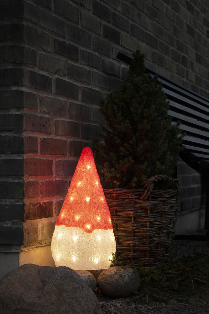 Acrylic Santa 37cm 32 LED