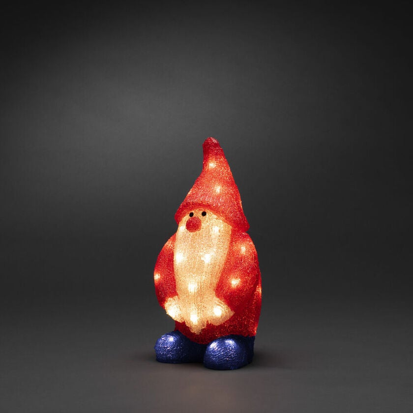 Acrylic Santa 36cm 32 LED