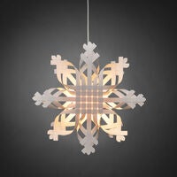 Papierstern, weiss, 50cm, 8P