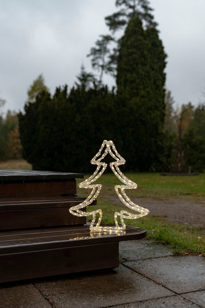 Acrylic Double- X-mas trees