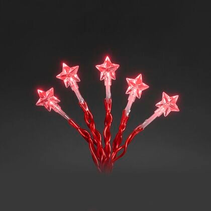 20 Battery Operated Red LED