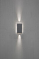 Cremona vägglykta LED m.grå