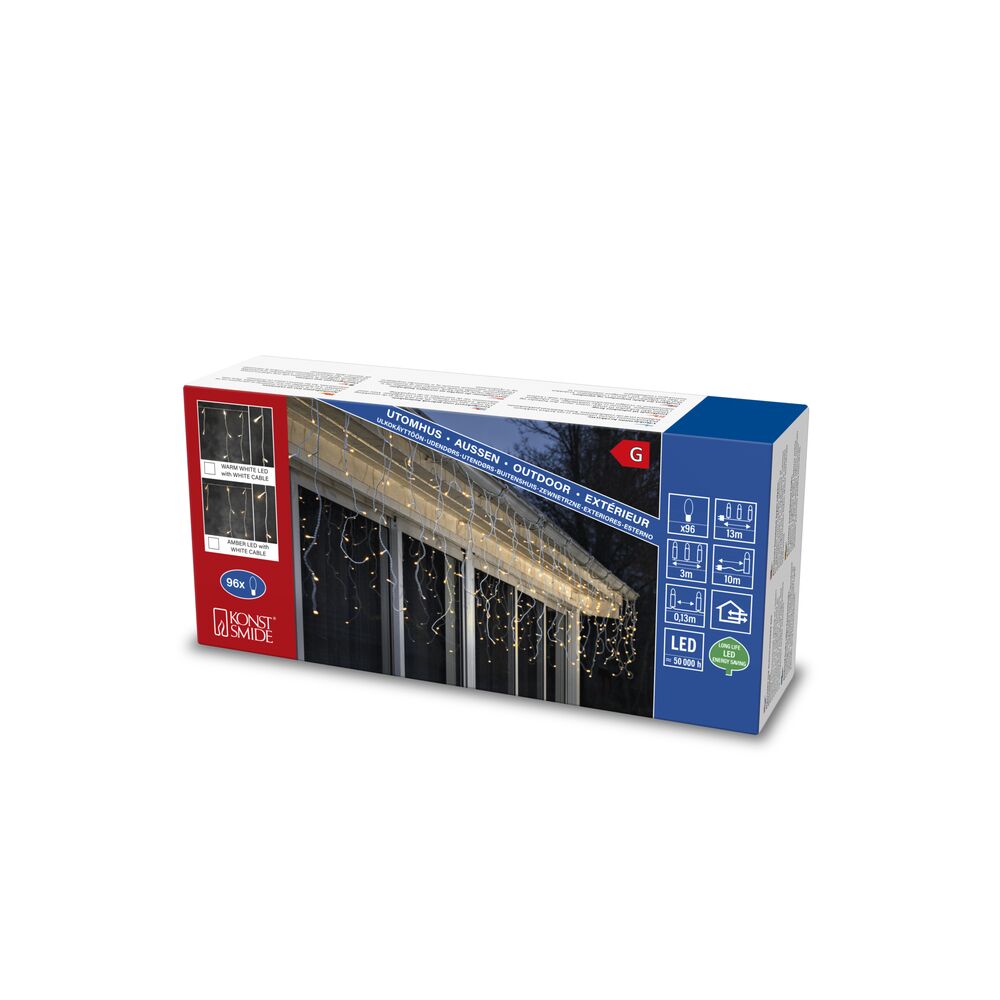 Icicle Light 96 W White LED