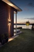 Modena Double Wall Light Black