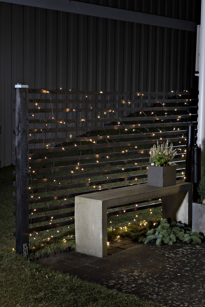 80 LED Net Light Amb Timer B/O