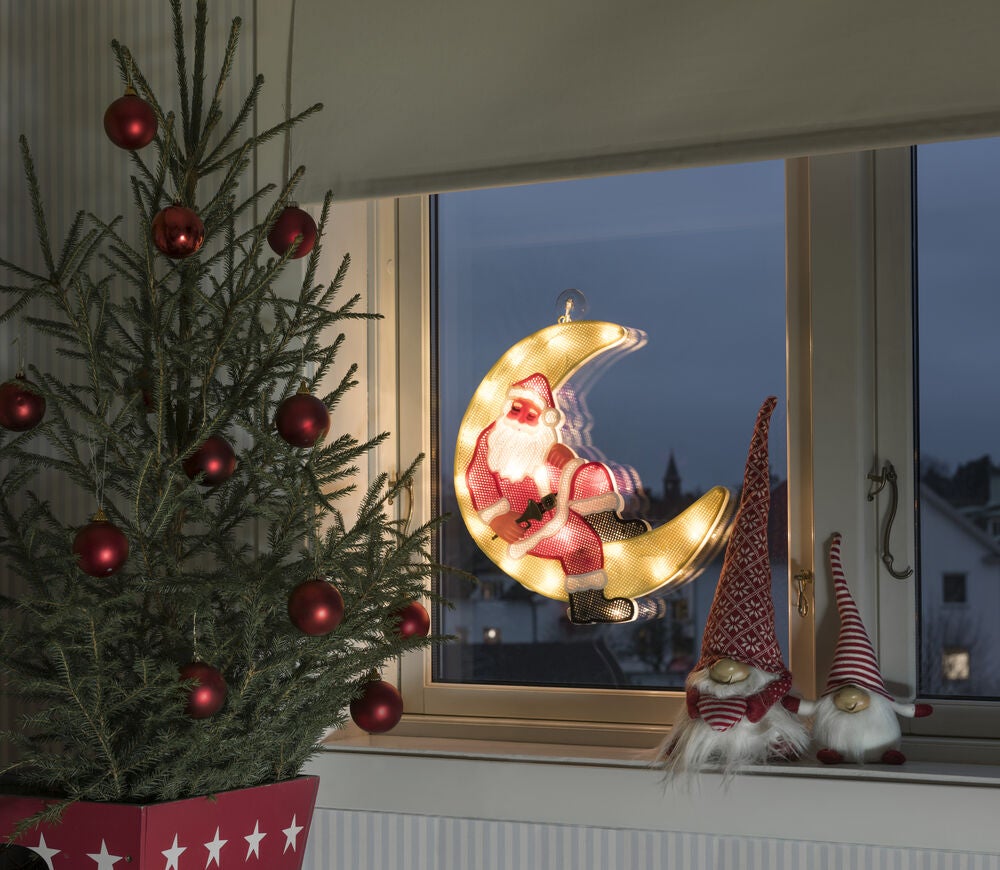 Fensterbild, Weihnachtsmann im