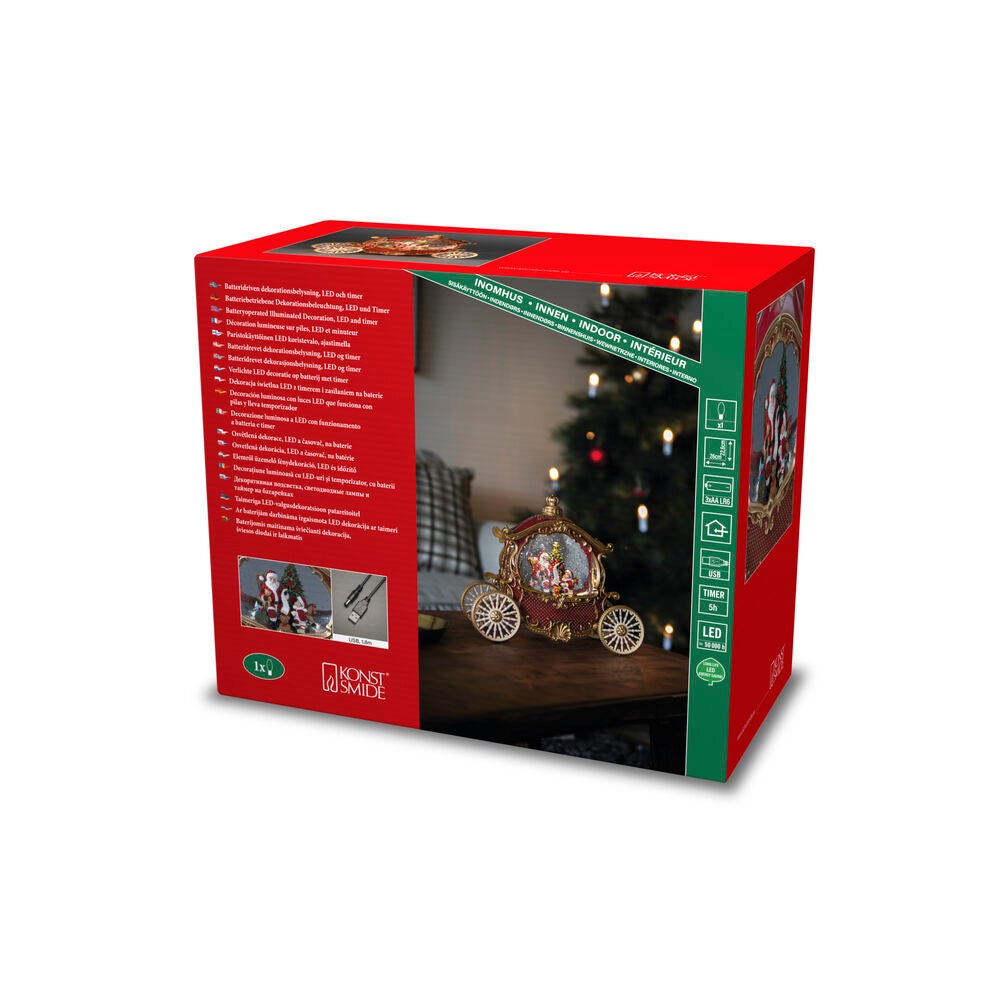 B/O WL Wagon with Santa LED