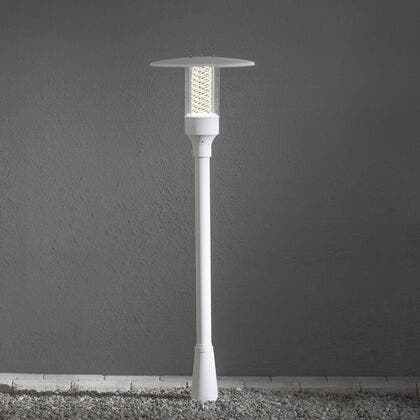 Nova Matt White Post Light