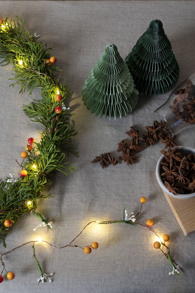 Slinga 20 bär/blommor 20 LED