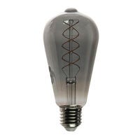 Spareb. s-LED E27 ST64 smoke