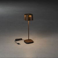 Nice bordslampa rost USB