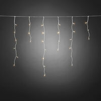 240 LED Icicles W W Timer B/O