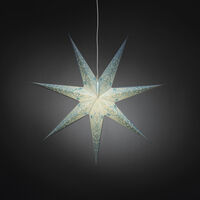 Pappersstjärna blå 78 cm