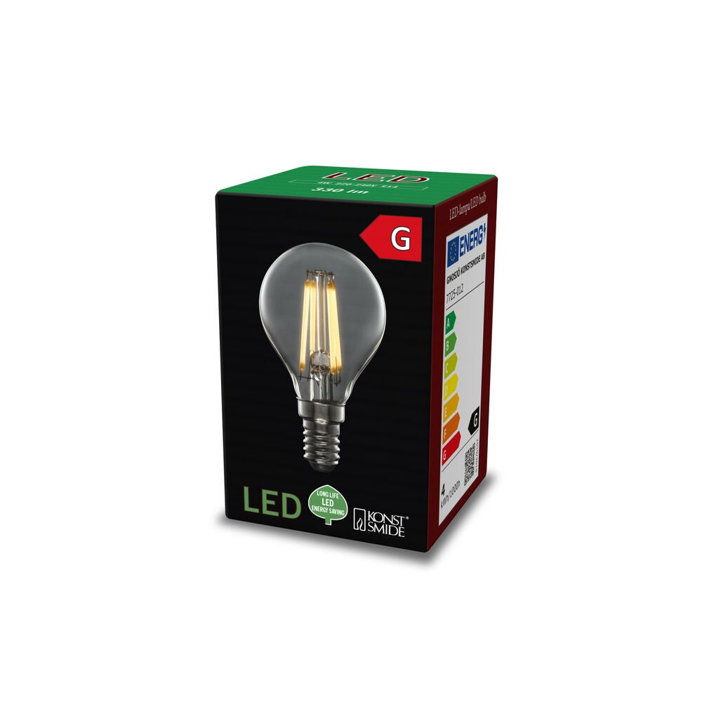 Glödlampa LED E14 45mm klar