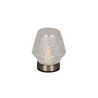 Rechargeable Glass Candle. LED
