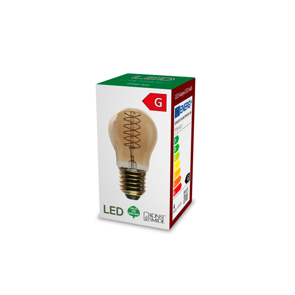 Spareb. s-LED E27 P45 amber