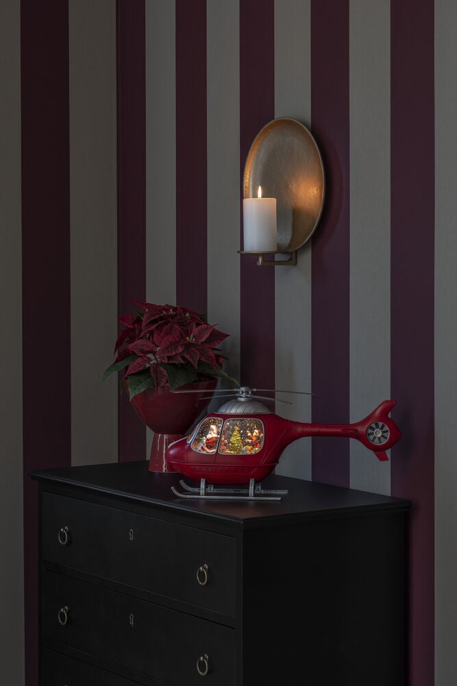 Vattenfylld lykta helikopter