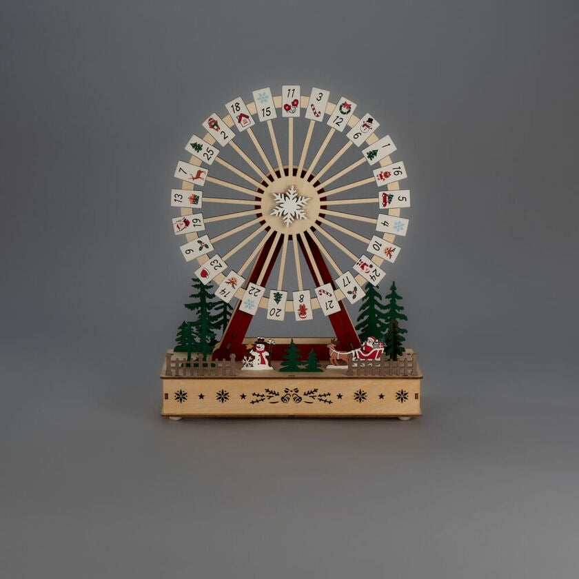 Xmas Kalender LED, B/O & Usb