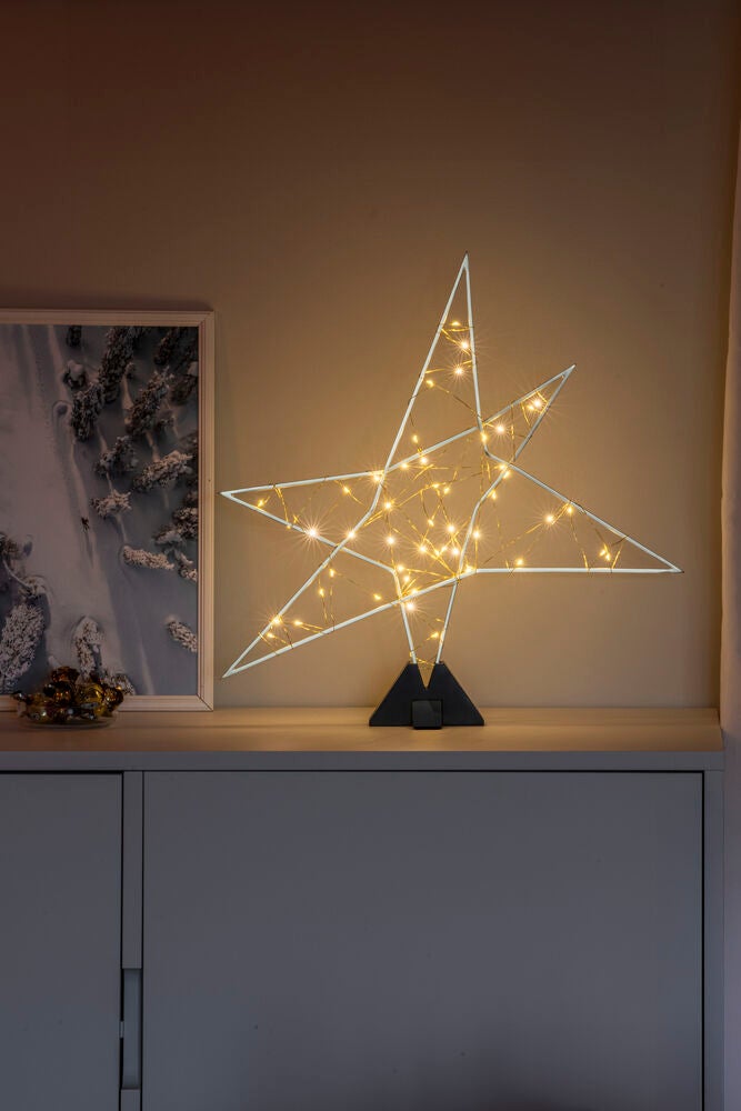 Metallsilhouette Stern , gold,