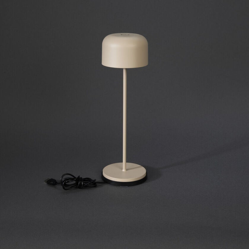Lille bordslampa USB Sand