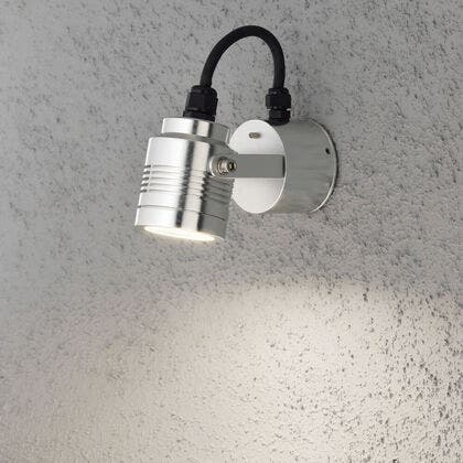 Monza vägglykta alum LED