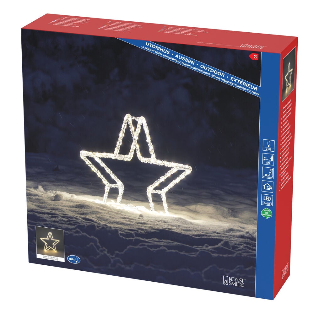 Acrylic Double- X-mas Stars
