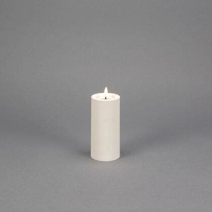 LED Kerze ,Kunststoff, mattwei