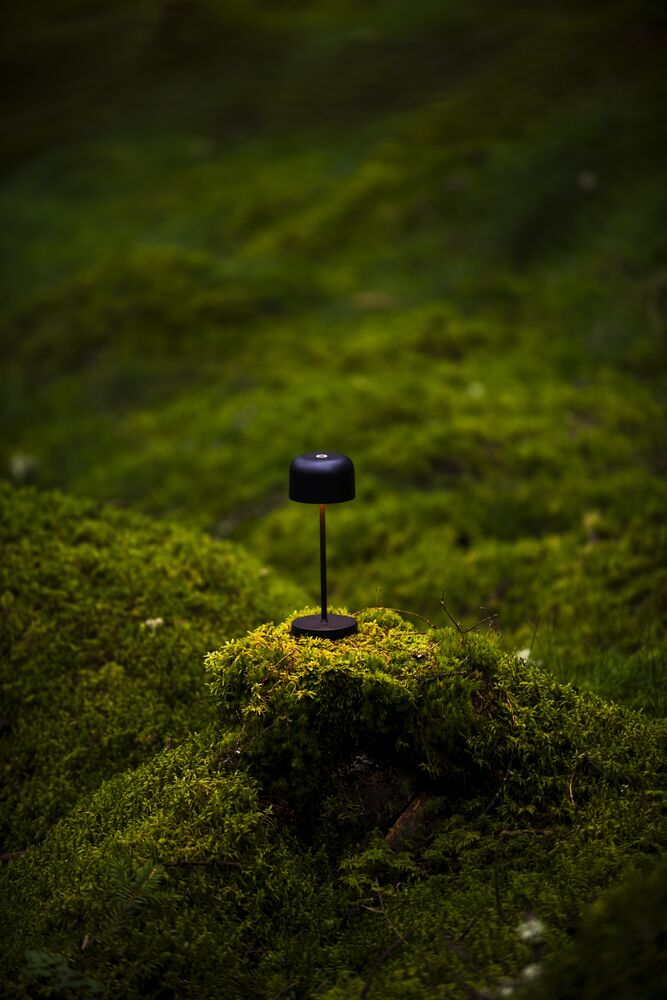 Lille mini bordslampa USB Sv.