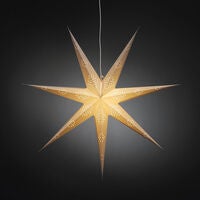 Paper star 7 points 90cm