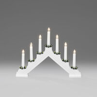 Plastic candlestick 7 bulb