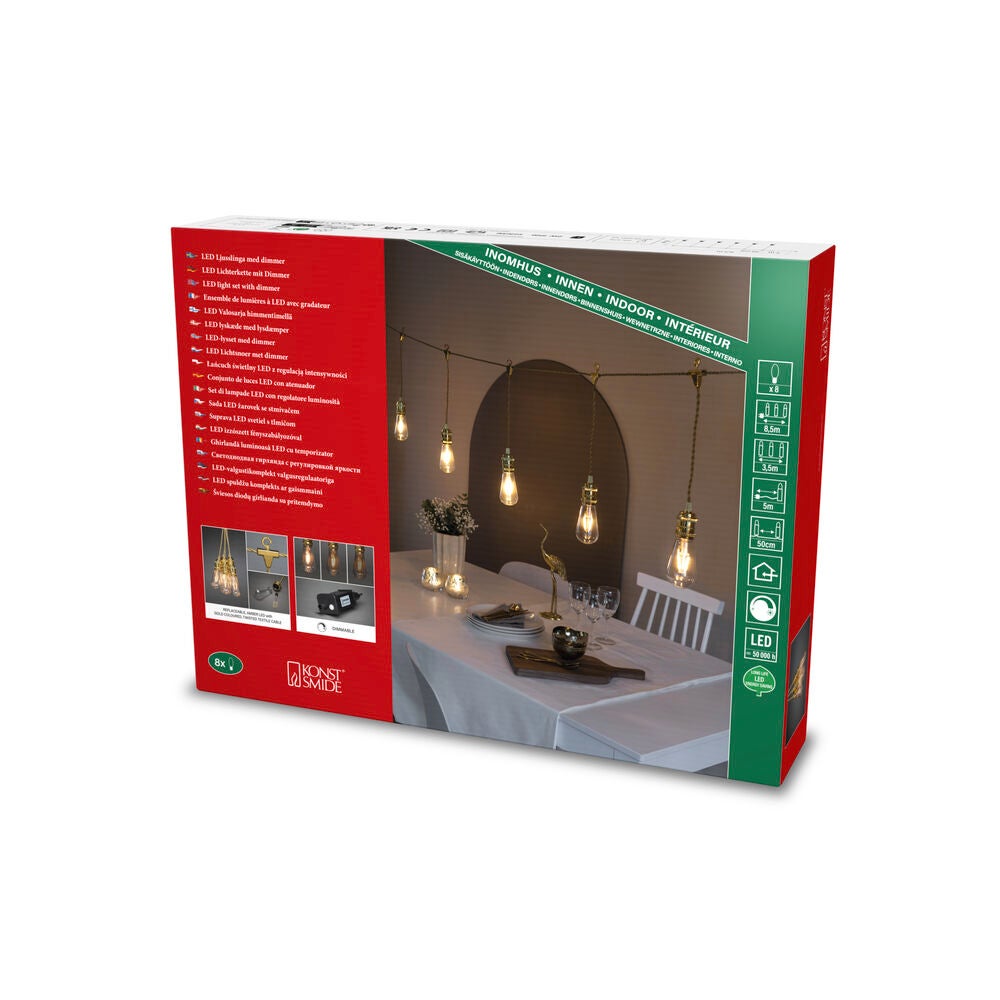 Slinga E27 8 LED utbytbar