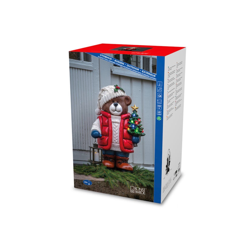 B/O Stor Teddybjörn LED