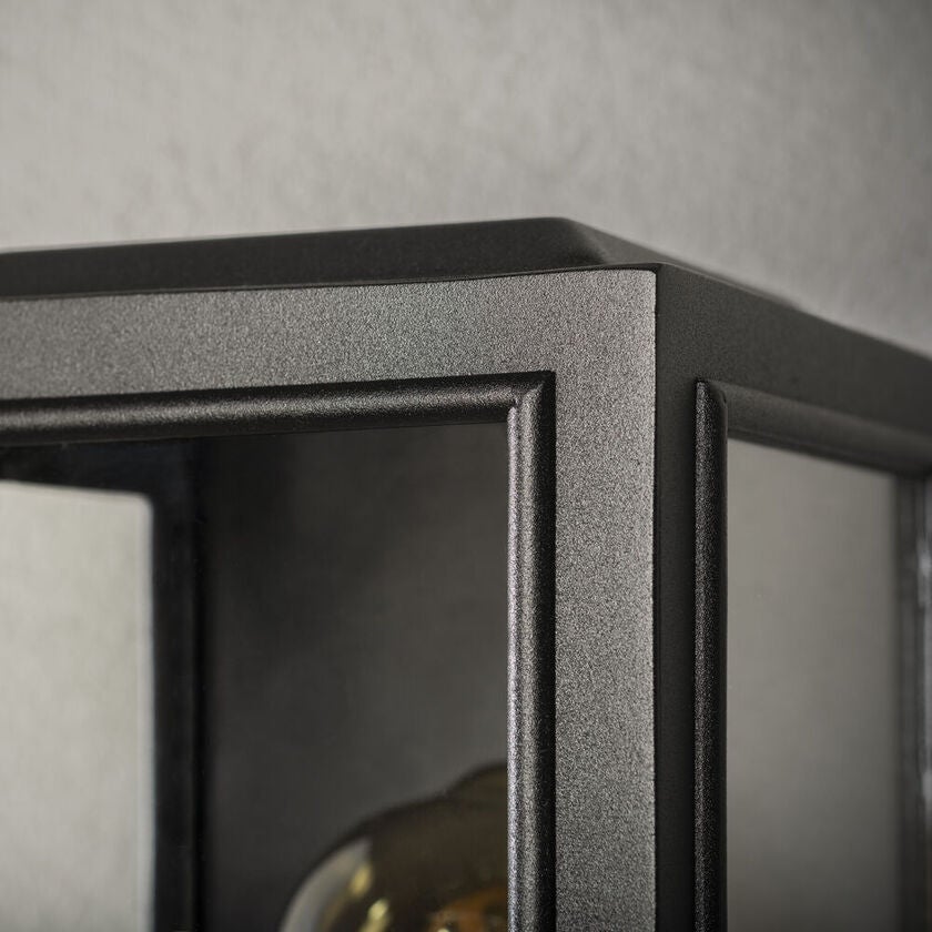 Carpi vägglykta S svart E27